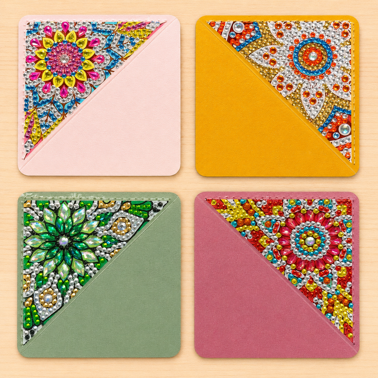 Jeweled Corner Bookmarks